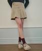 Aueonoseuteljia Twill Cotton Pintuck Skirt_Beige(Oc25-Sk01)