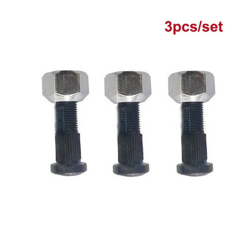 3pcs/set Nut & Bolt Stud Screws 6564669 6709170 Fits Bobcat Wheel S175 S185 S205 S220 S250 S300 S590 543 641 742 825 A220 A300