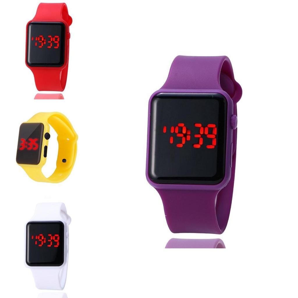 Durable Watch Sports With Stainless Steel Clasp Pu Case And Silicone Strap