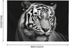 Black And White Tiger Tapestry Wall Hanging Poster For Bedroom Aesthetic Wall Tapestries Banner Modern Wall Art For College Dorm