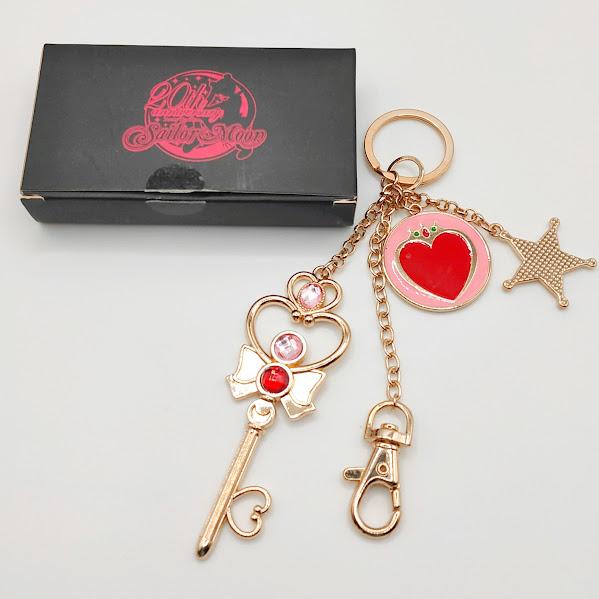 Sailor Moon 20th Anniversary Bag Charm: Space-Time Key (Chibiusa) - Official Bandai Japan, Authentic w/ Original Box, Rare Collectible