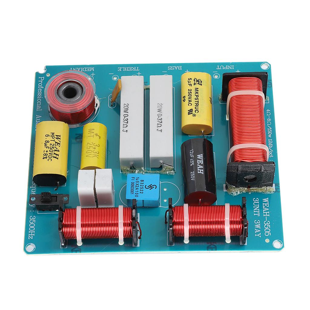 3 Way Speaker Crossover Filter Audio Frequency Divider 300W For DIY KTV Stage Speaker