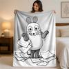 Coperta di Flanella Stampata Die Sendung mit der Maus Coperta Morbida Calda e Accogliente per Letto Divano Divanetto Uso Domestico Interno