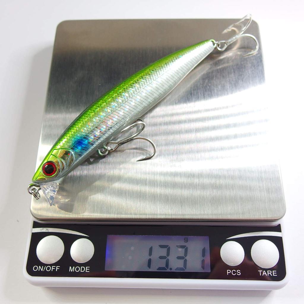 Momo Lure Shallow Minnow a Center of Gravity Model for Sea Bass and Fishing 97F-SSR, Tungsten-Moving Below-the-Surface (Assortment 01)