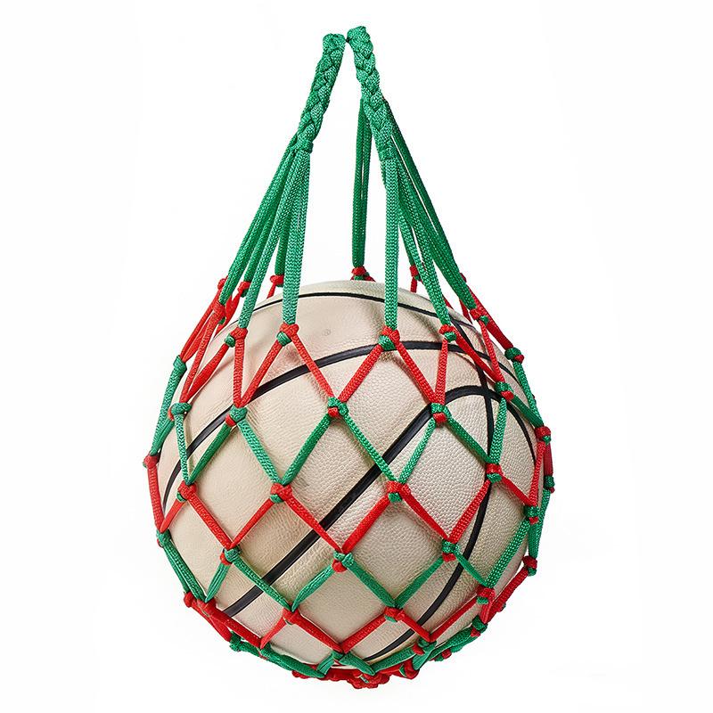 Football Net Bag Nylon Bold Storage Single Ball Carry Portable Equipment Outdoor Sports Soccer Basketball Volleyball