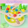 Wooden Childrens Clip Colorful Beads And Shape Matching Board Toy For Focus And Parentchild Interaction