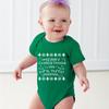 Cadou de Crăciun pentru bebeluși Nou-născut băiat fată Body cu mânecă scurtă pentru bebeluși cu litere imprimate salopete haine
