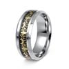 Men's Stainless Steel Ring European and American Jewelry New Men's Ring Spider Pattern Jewelry