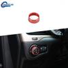 Red Headlight Switch Knob Ring Trim Cover for Jeep Cherokee 2014+/Renegade 16+