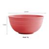 TK Exclusive Wheat Straw Bowl: 15cm Macaron Color, Vertical Stripe Design, Customizable with Logo