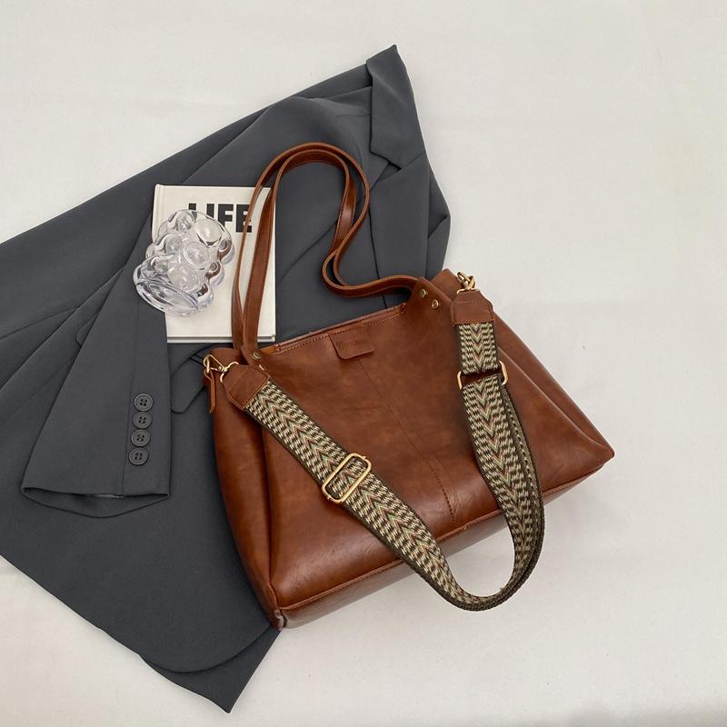 Dámská velkokapacitní kabelka přes rameno přes rameno