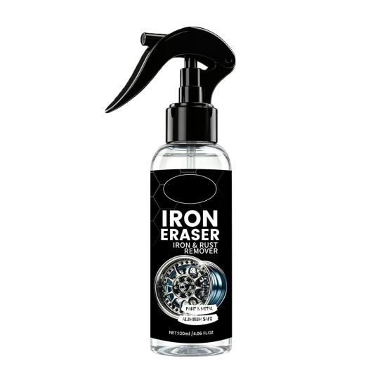 Yousheng Iron Remover Spray for Cars, Rust Remover for Wheels Brake Dust, 120ml Metal Cleaner for Auto Paint, Fast Dissolve Rust Stain