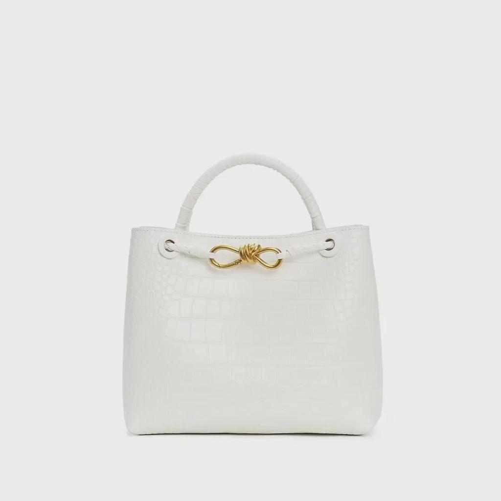 Premium Cowhide Shoulder Bag - 2024 Large Crocodile Pattern Handbag, Versatile Women's Tote