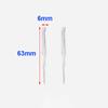 Real 925 Silver Chain Tassel Elegant Stud Earrings For Women Classic Fine Jewelry Light Accessories