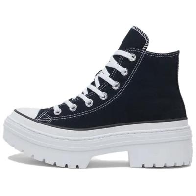 Women's Chuck Taylor All Star Lugged Heel Platform High 'Black White' Women's