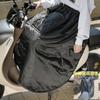 Avental de motocicleta de inverno, joelheira impermeável, cobertor quente, colcha à prova de vento, além de saia de veludo espessada à prova de vento, capa quente para joelho