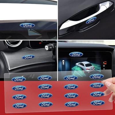 New 2026 Car Sticker Car Logo Rear View Mirror Interior Sticker For Ford Focus 2 MK2 3 4 MK3 MK4 ST Mondeo Festiva Fusion Suit F