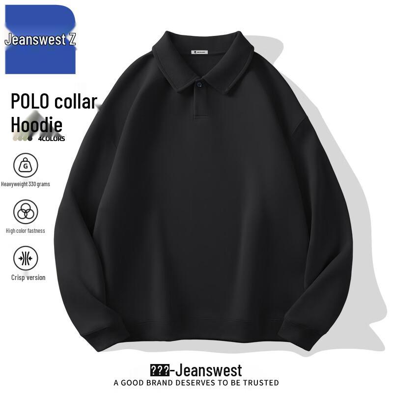 

Jeanswest Men s Polo Collar Sweatshirt T1007 3XL