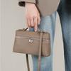 Mini Fashion Lunch Box Bag PU Leather Women's Handbag Crossbody Small Bag 2025 New Net Red Handheld Box Style for Ladies