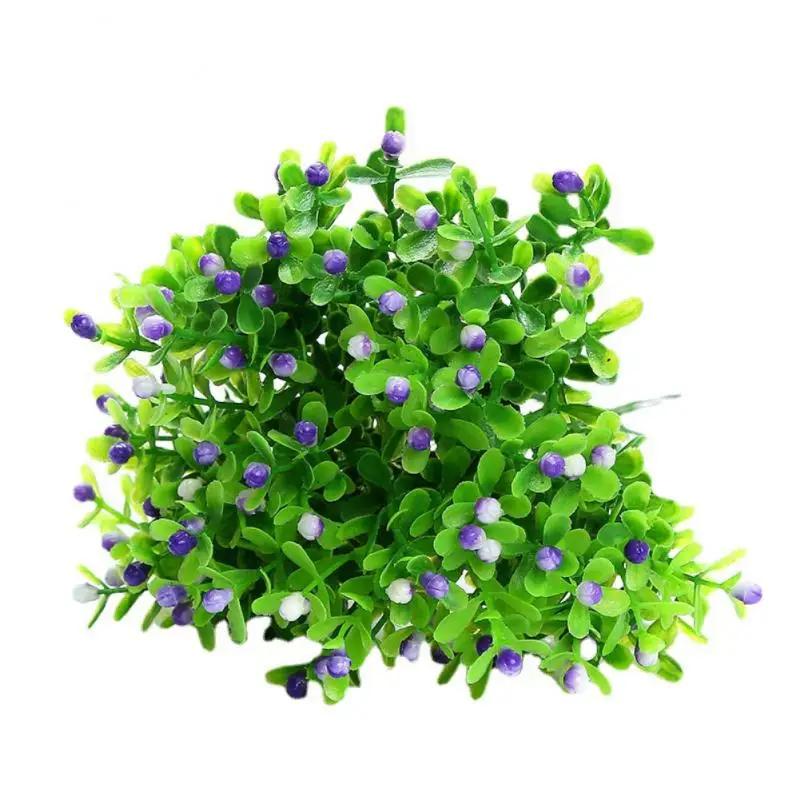 

5pcs Artificial Plastic Plants Christmas Decoration Artificial Plant Ferns Simulation Plant Plastic Flower Fern Home Accessories