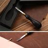 Fenrry 4/6/8/10mm Leather Edge Beveler Tool French Skiver Wide Mouth Leather Edge Bevelers Skiving Trimmer Crafting Tools