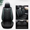 1PC Universal PU Leather Car Seat Waterproof Luxury Mat Covers Car Seat Protector Cover Breathable Cushion for Four Season(Only One Seat Cover)