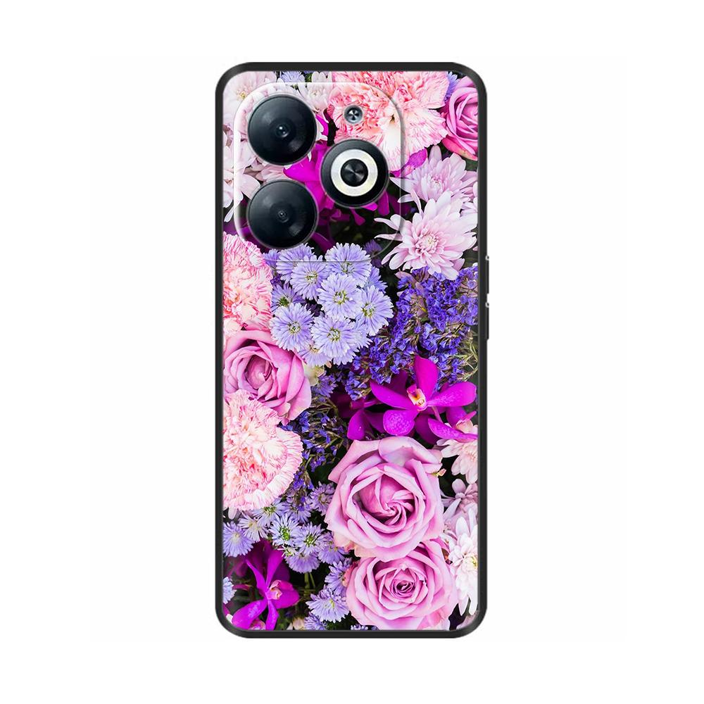 Phone Case For Infinix Smart 8 8pro 8Plus Cute Cartoon Painted Back Cover Soft TPU Bumper For Infinix Smart 8 Pro Plus Case Capa