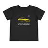 Toddler Fox Body Mustang T-Shirt | Yellow 1987-93 Mustang Graphic Tee