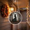 Xiaobudian Halloween Acrylic Puzzle Suncatcher Window Hanging,7.87 Inch Sun Catcher Decoration Ornament, Ideal for Gifting and Home Decor
