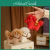 Zodiac Horse Plush Keychain With Pp Cotton Filling For Gift And Collection
