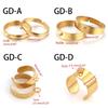 10 Stück Edelstahl Ringrohlinge Offen Verstellbare Fingerringe DIY Schmuckherstellung Rohlinge für Bastler Handgemachtes Geschenk
