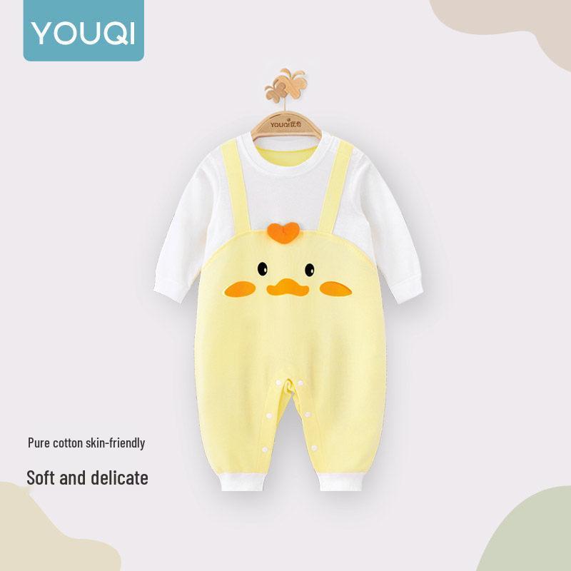 Youqi Autumn Baby Girl Romper - Cute 2026 Style Jumpsuit for Girls