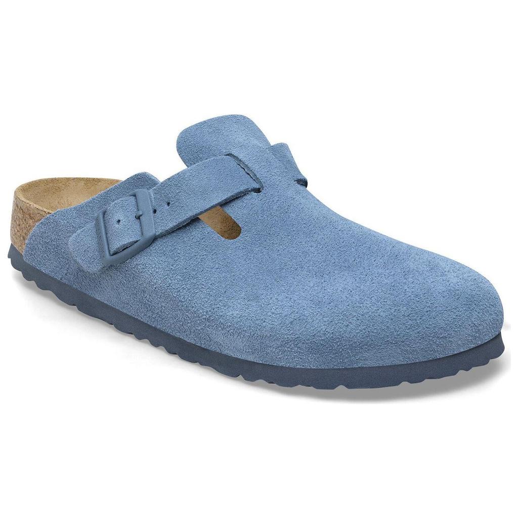 Birkenstock Closed Toe Slippers Unisex Light Blue Narrow 1026804