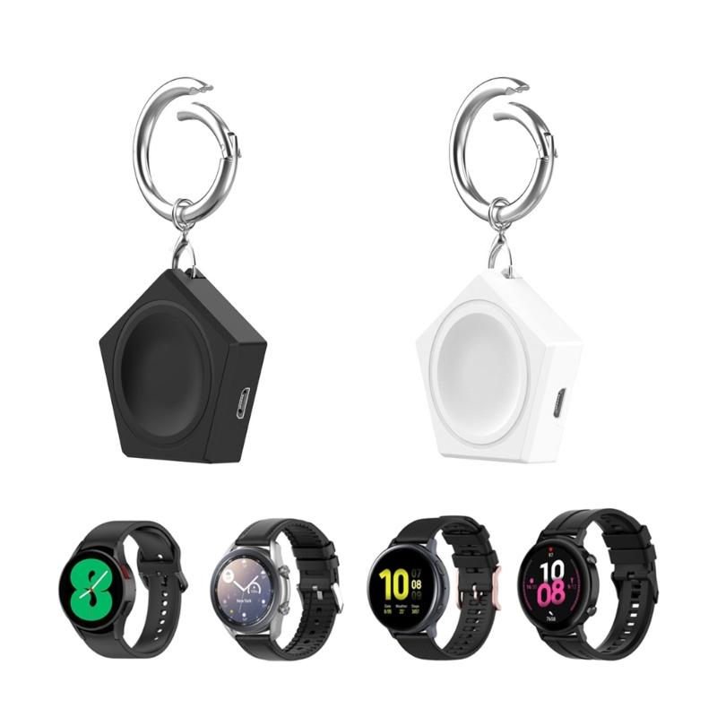 Smartwatch Charging Dock For GXY Watch 8/7/6/5 With USB 5pin Type C Input Portable Wireless Charging Adapter