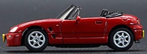 BM CREATIONS 1/64 Scale Suzuki Cappuccino 1998 Red RHD Finished Product