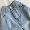 Edgy Hole Denim Loose Pants Women Autumn Newest Distressed Wide Leg Pocket Trendy Street Spicy Girl Y2K Casual Jeans