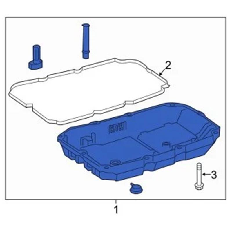 A2222700512 Automatic Transmission Oil Pan with gasket For Mercedes Class C W203 W204 S203 Oil Charter Box OEM 2222700512