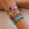 Waterproof Colored Oil Rose Bracelet Irregular Geometric Women's Hand Bracelet Travel