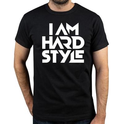 Funny I Am Hardstyle Vintage Print Unisex High Quality 100% Cotton Graphic T Shirts