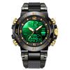 FOXBOX Fashion Luminous Men's Watch Military Sports Quartz Dual Waterproof Date Week Luxury Mens Wristwatch Reloj Hommes