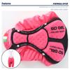KEMALOCE Radsport-Trägershorts für Damen, Pink und Schwarz, Größe M-XL, schnell trocknende Damen-Fahrradshorts