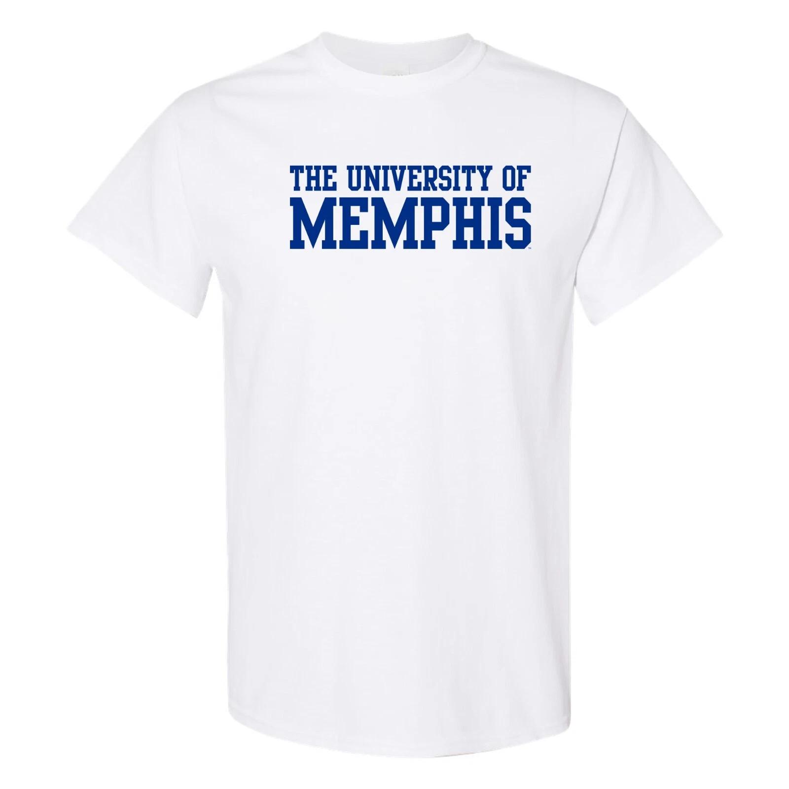 Memphis Tigers Basic Block - NCAA University Short Sleeve T Shirt S