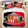 Sunderland Afc Emblem Display Bedding (1 * duvet cover + 2 * pillowcase, without core) 2D Flat Christmas birthday gift Bedding set