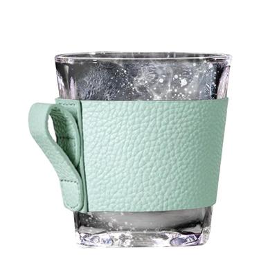 Bottle Sleeves Cup Sleeves For Hot Drinks Insulated Mug Sleeve PU Leather Beverage Cup Sleeve Reusable Jacket Hand Protector