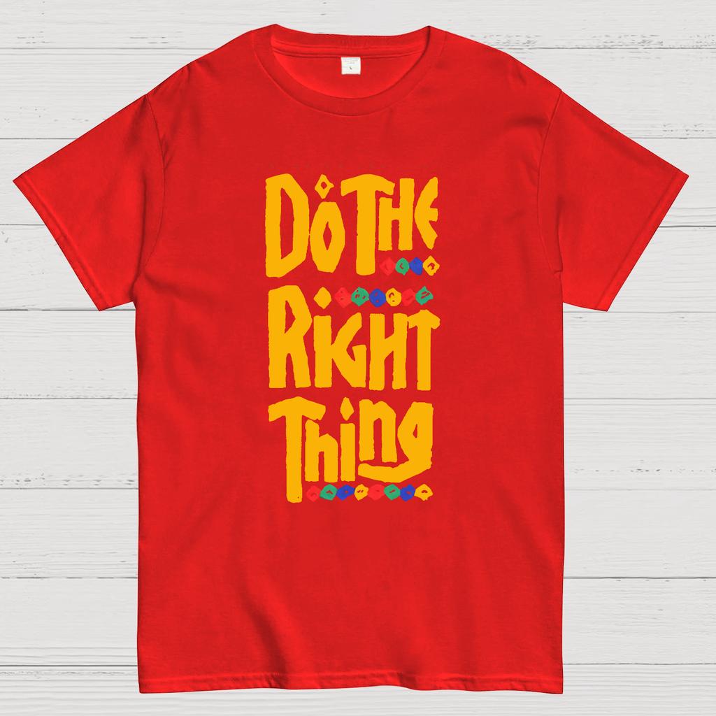 Do The Right Thing Cotton Summer Casual Cool Loose T-Shirt