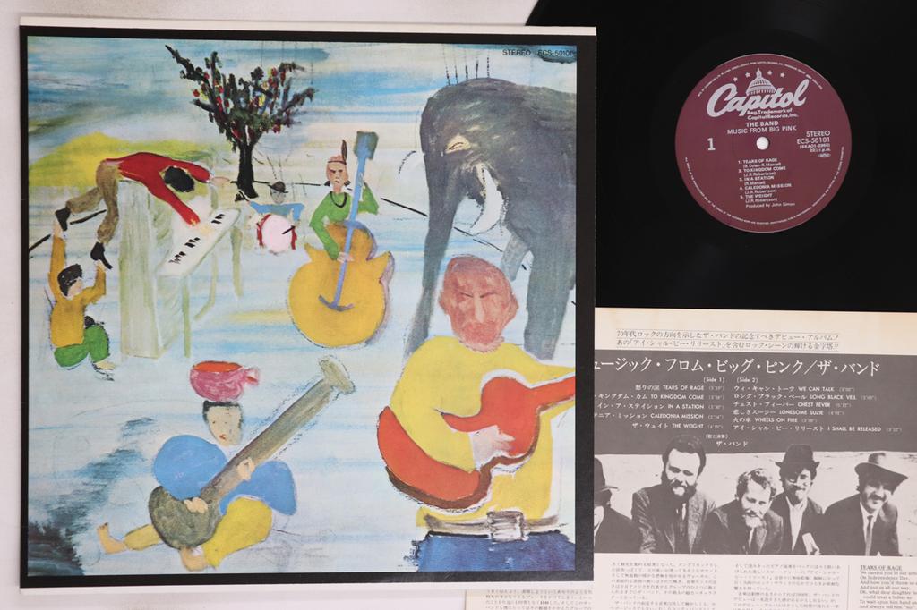 LP Record BAND - Music From Big Pink ECS50101 CAPITOL 1983 Japan Rock Used