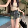 2026 Summer Women's High-Waisted Anti-Exposure A-Line Denim Skirt