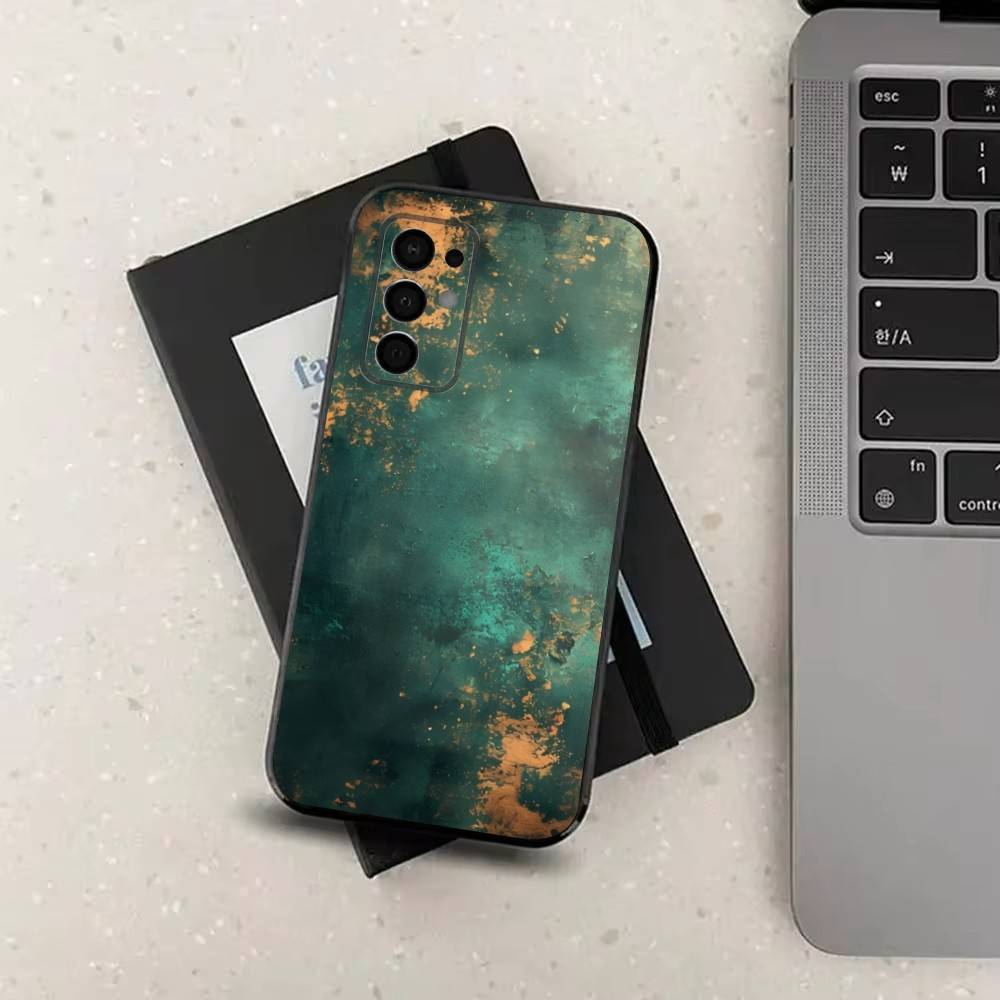 Retro Industrial Rusty Style Case For Samsung Galaxy A73,52,71,53,32,72,41,J7,22,Note,31,8,9,Soft Black Silicone Cover