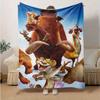 1 pezzo, Coperta Decorativa Casa Era Glaciale Perfetta per Divano, Camera da Letto, Soggiorno, Viaggio, Campeggio