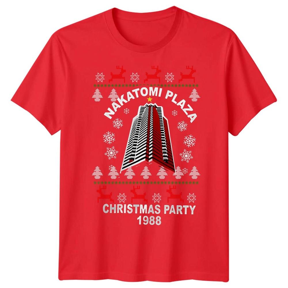 Nakatomi Plaza Christmas Party 1988 TShirt Xmas Retro Vintage Unisex Unisex Tee 2 S